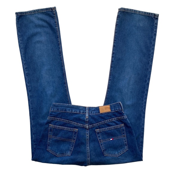 Tommy Hilfiger Denim - VTG 90s Tommy Hilfiger Dark Wash Straight Leg Jeans ♥️